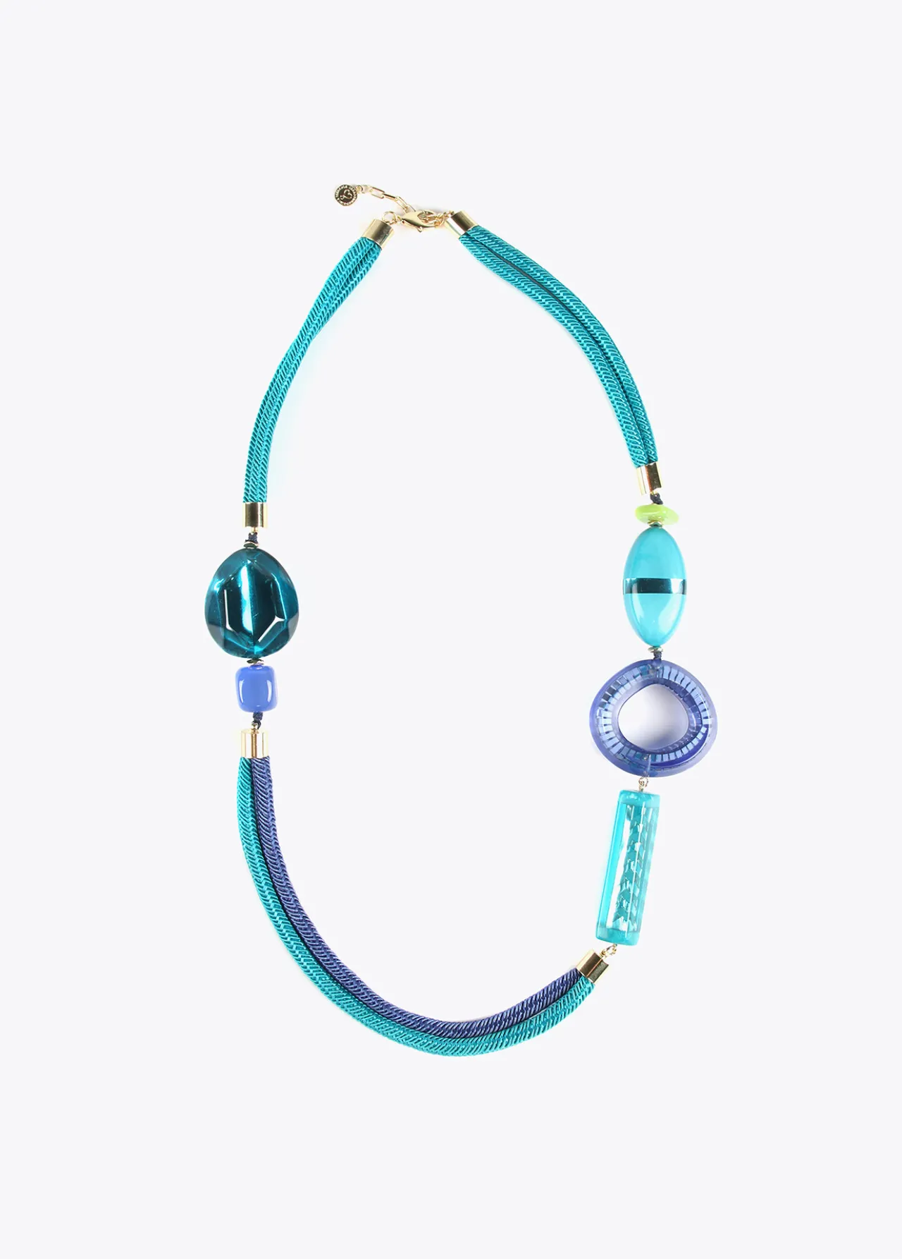 collar_cordny_abalorios_0.webp Lola Casademunt Bisuteria<Collar cordóny abalorios AZULELECTRICO