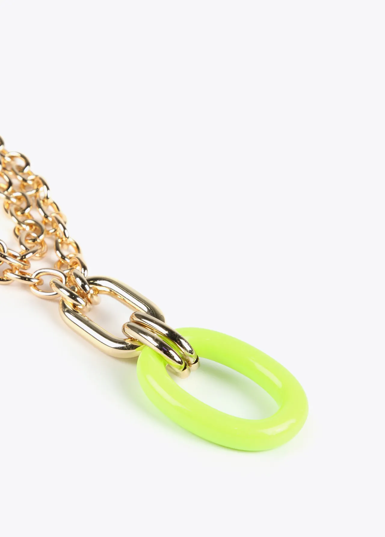 collar_doble_cadena_y_colgante_3-2.webp Lola Casademunt Bisuteria<Collar doble cadena y colgante FUCSIA