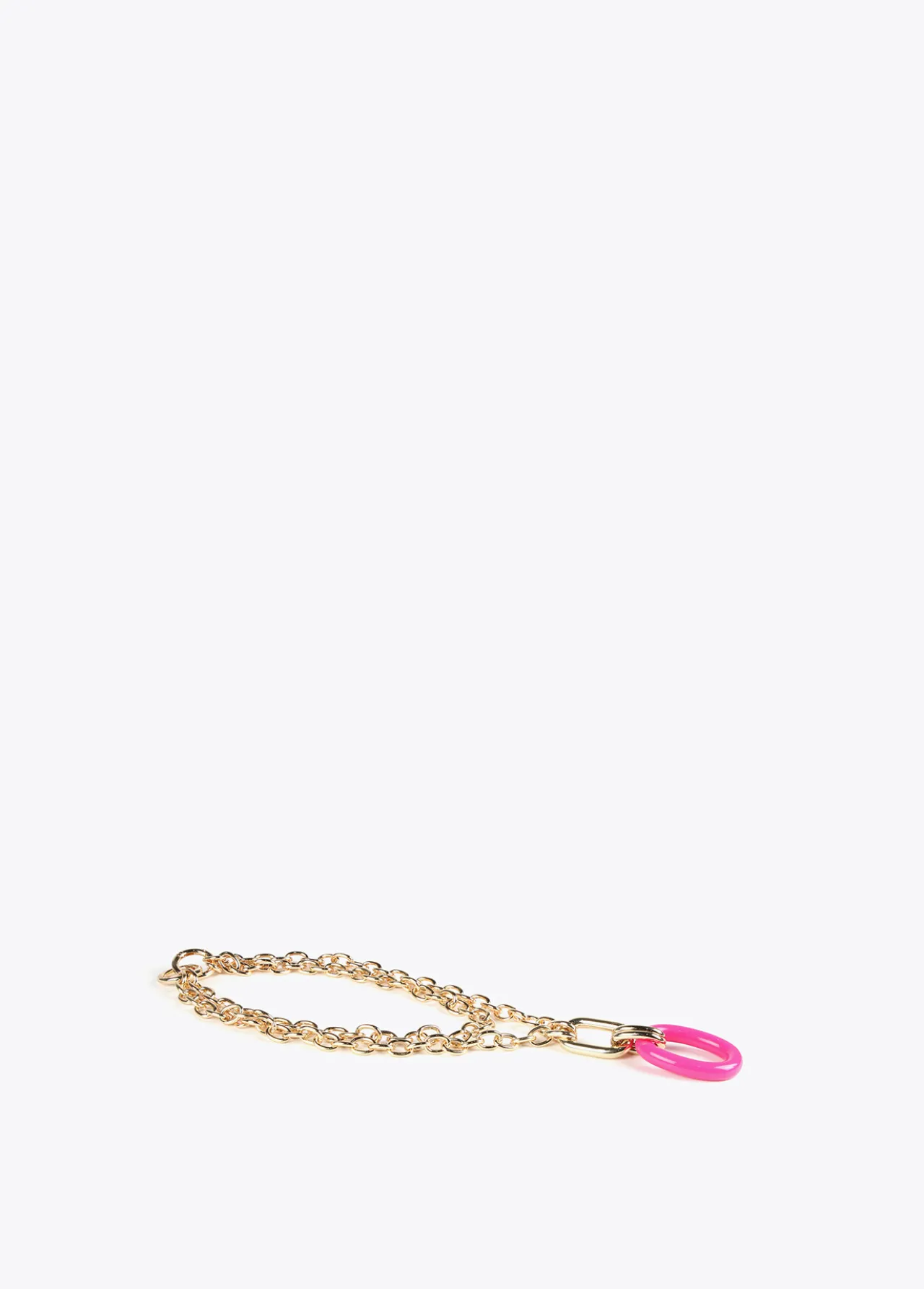 collar_doble_cadena_y_colgante_3.webp Lola Casademunt Bisuteria<Collar doble cadena y colgante FUCSIA