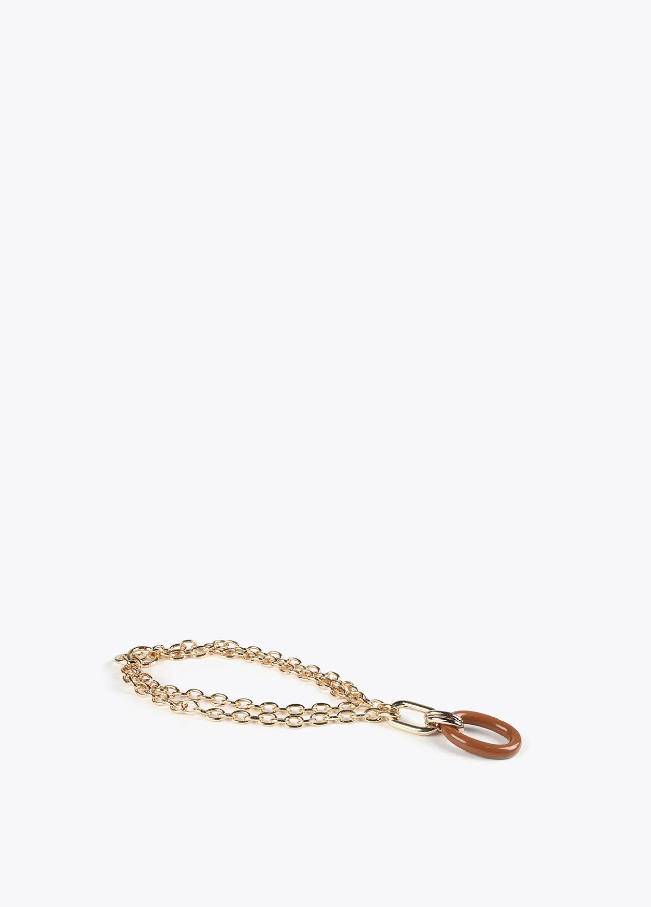 collar_doble_cadena_y_colgante_4-1.webp Lola Casademunt Bisuteria<Collar doble cadena y colgante FUCSIA