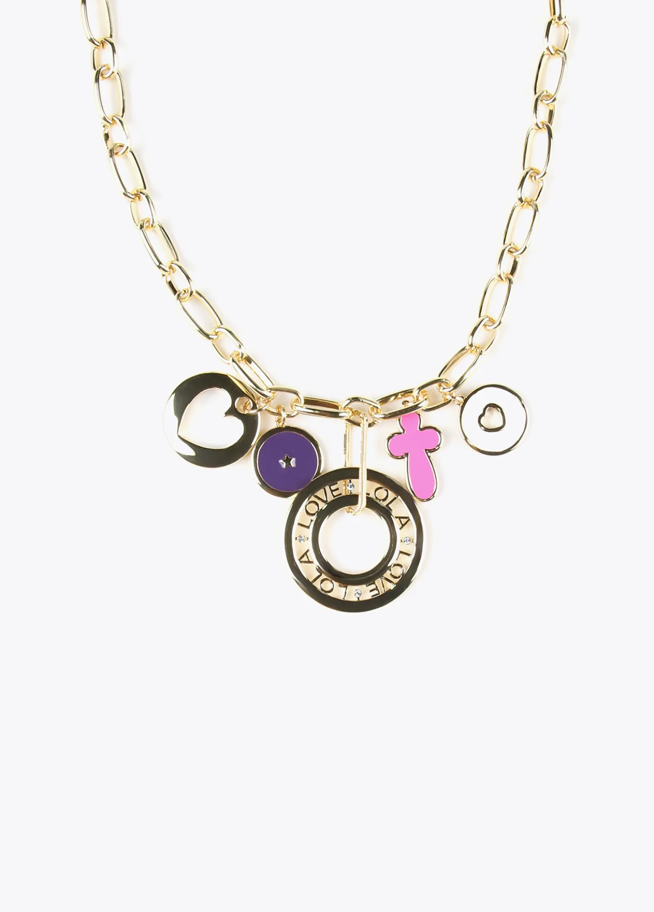 collar_dorado_con_charms_4.webp Lola Casademunt Collares<Collar con charms DORADO
