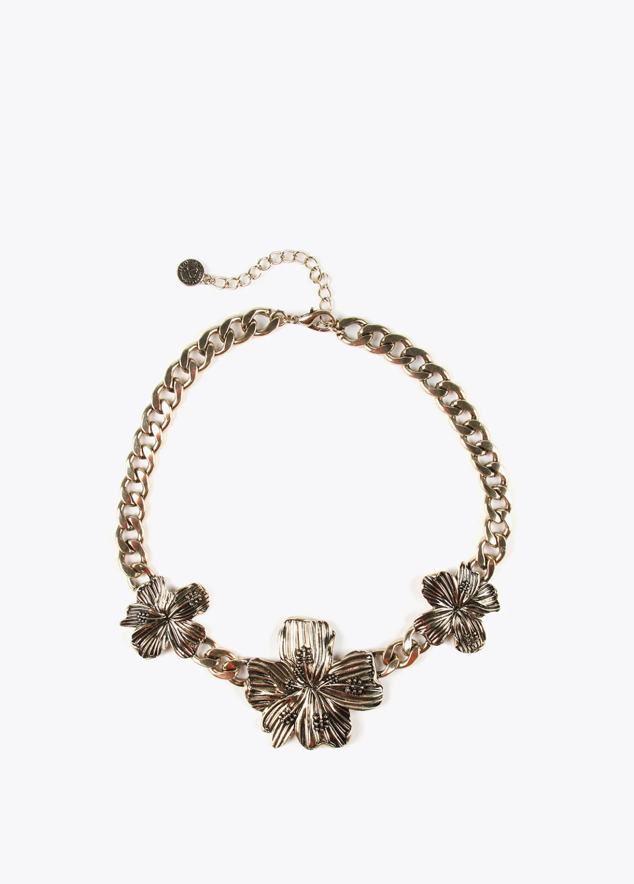 collar_dorado_con_flores_0.webp Lola Casademunt Bisuteria<Collar con flores DORADO