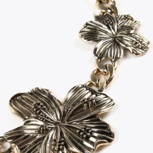 Lola Casademunt Bisuteria<Collar con flores DORADO