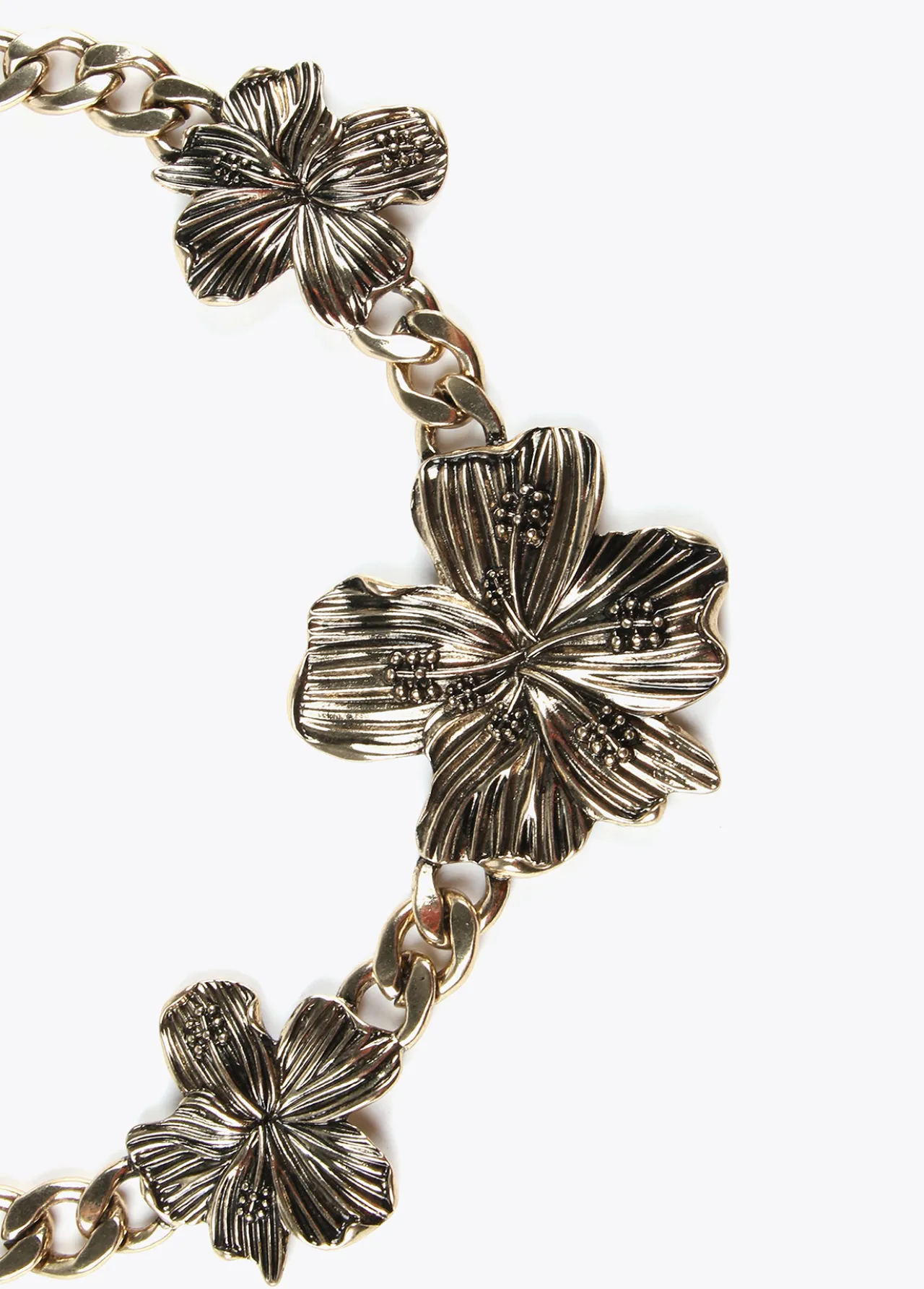 collar_dorado_con_flores_3.webp Lola Casademunt Bisuteria<Collar con flores DORADO