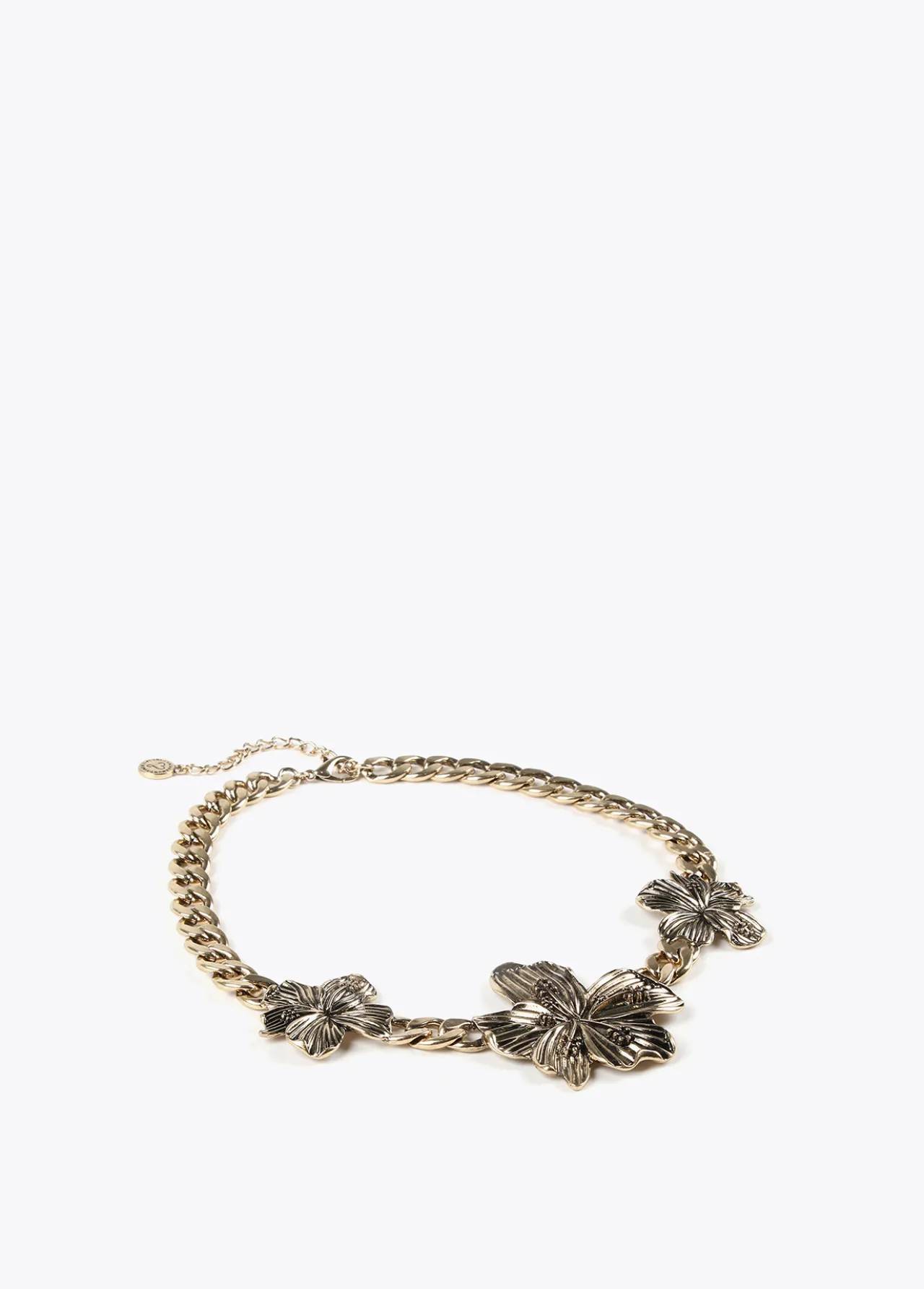 collar_dorado_con_flores_4.webp Lola Casademunt Bisuteria<Collar con flores DORADO