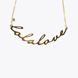 Lola Casademunt Collares<Collar Lola love DORADO