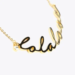 Lola Casademunt Collares<Collar Lola love DORADO