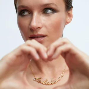 Lola Casademunt Collares<Collar Lola love DORADO