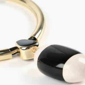 Lola Casademunt Bisuteria<Collar gargantilla blanco y negro BLANCO-NEGRO