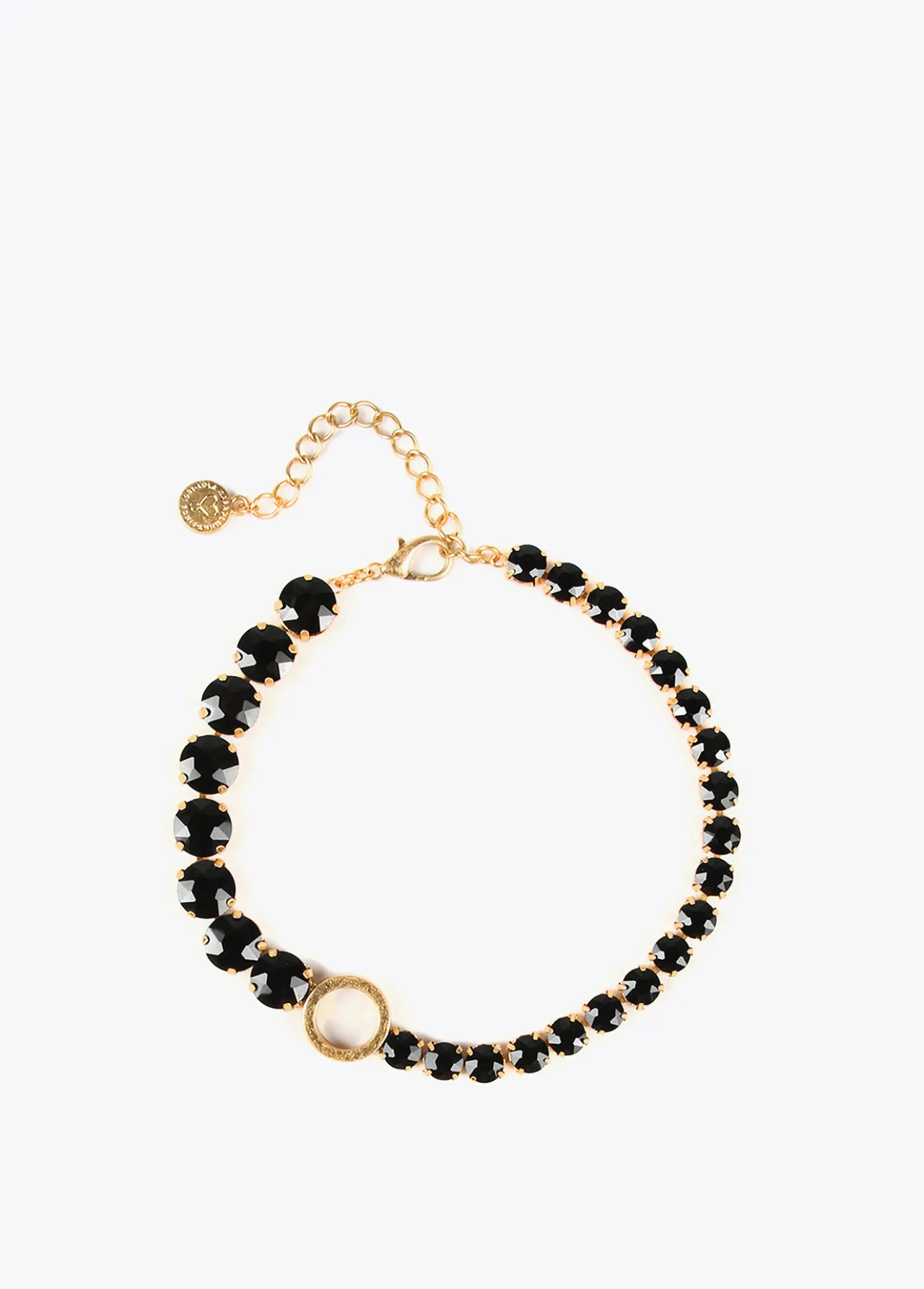 collar_gargantilla_de_cristales_0.webp Lola Casademunt Bisuteria<Collar gargantilla de cristales NEGRO