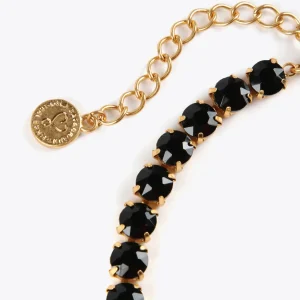 Lola Casademunt Bisuteria<Collar gargantilla de cristales NEGRO