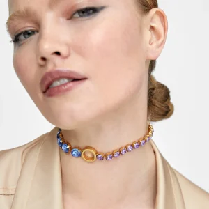 Lola Casademunt Bisuteria<Collar gargantilla de cristales NEGRO