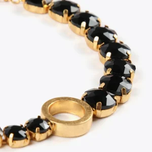 Lola Casademunt Bisuteria<Collar gargantilla de cristales NEGRO