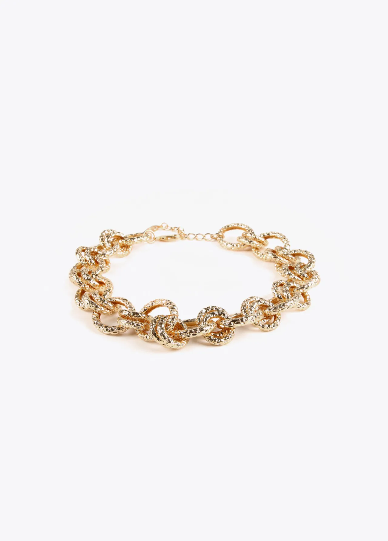 collar_gargantilla_dorada_con_textura_3.webp Lola Casademunt Collares<Collar gargantilla dorada con textura DORADO