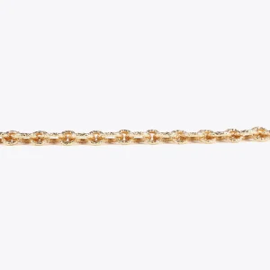 Lola Casademunt Collares<Collar gargantilla dorada con textura DORADO