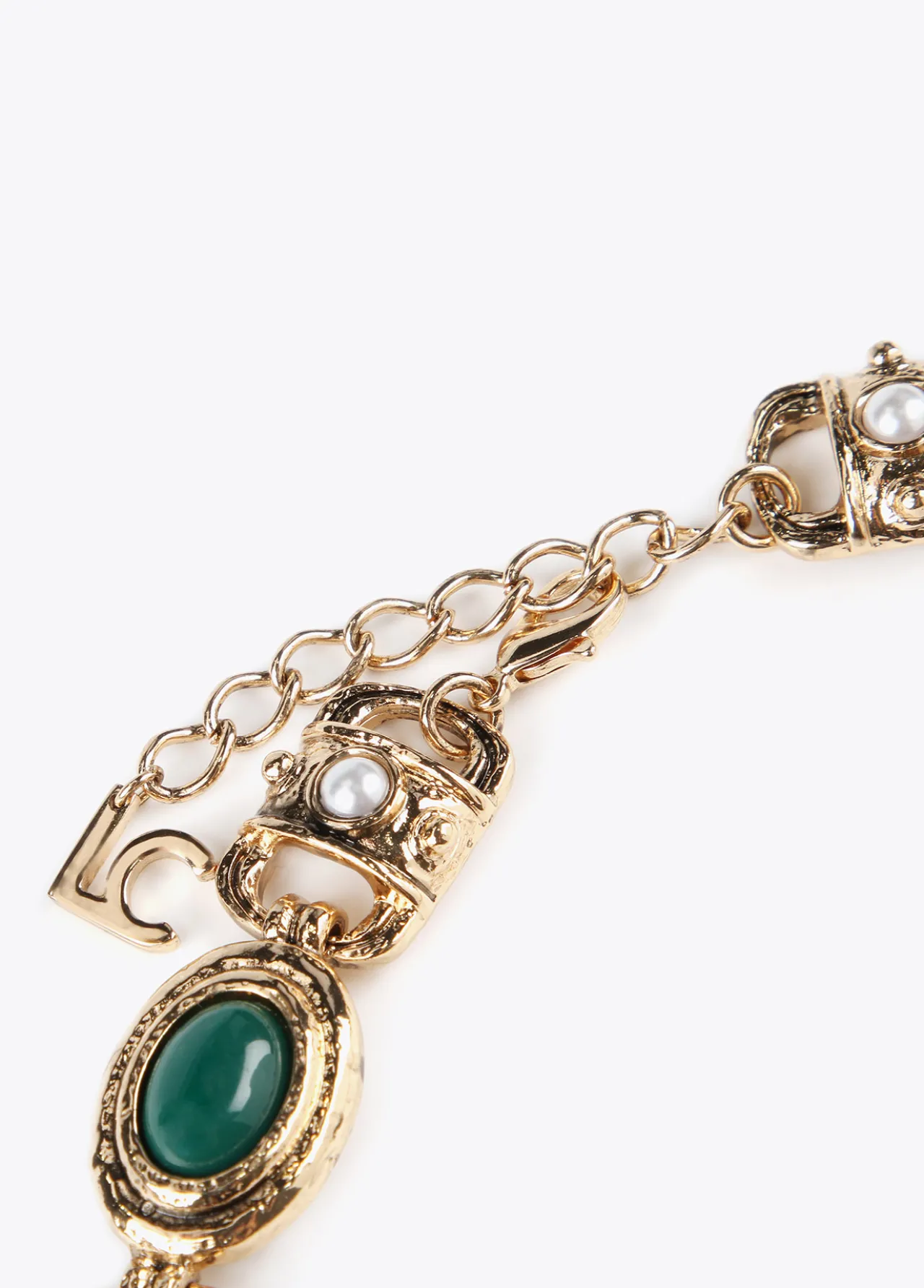 collar_gargantilla_piedras_4.webp Lola Casademunt Collares<Collar gargantilla piedras METAL-MULTICOLOR