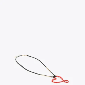 Lola Casademunt Bisuteria<Collar largo corazón infinito ROJO