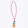 Lola Casademunt Bisuteria<Collar maxi piezas de colores FUCSIA