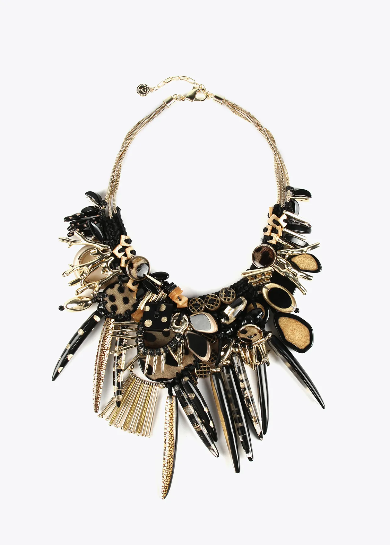 collar_multi_abalorios_estilo_africano_0.webp Lola Casademunt Bisuteria<Collar multi abalorios estilo africano NEGRO