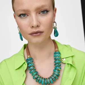 Lola Casademunt Bisuteria<Collar multi piezas TURQUESA