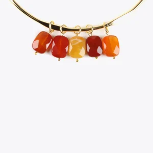 Lola Casademunt Bisuteria<Collar tipo gargantilla MARRON
