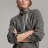 Lola Casademunt Punto<Cárdigan detalle joyas GRIS