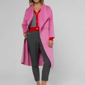 Lola Casademunt Punto<Cárdigan tricolor GRIS-ROSA