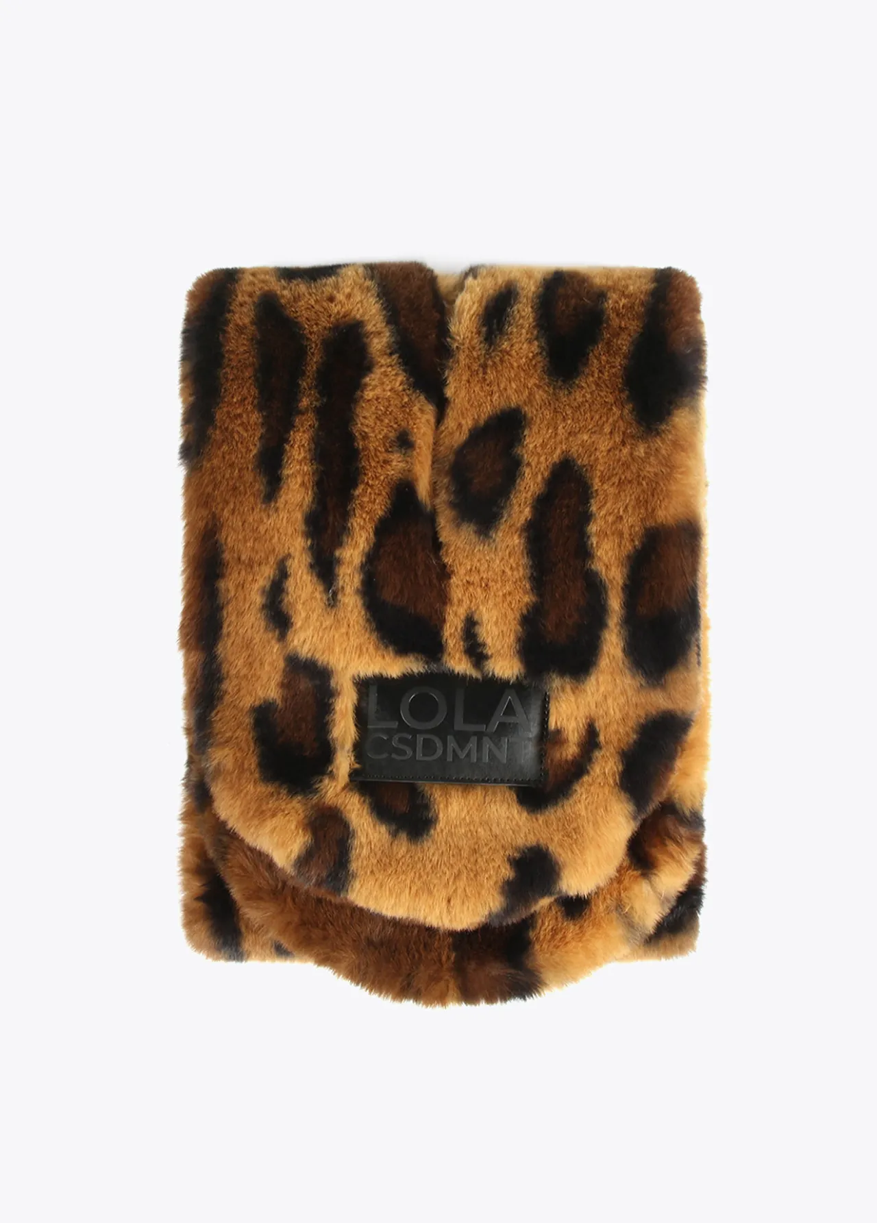 cuello_animal_print_1.webp Lola Casademunt Animal Print | Otros Complementos<Cuello animal print MARRON-NEGRO