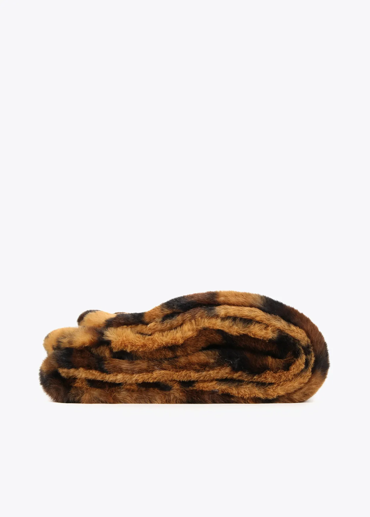 cuello_animal_print_4.webp Lola Casademunt Animal Print | Otros Complementos<Cuello animal print MARRON-NEGRO