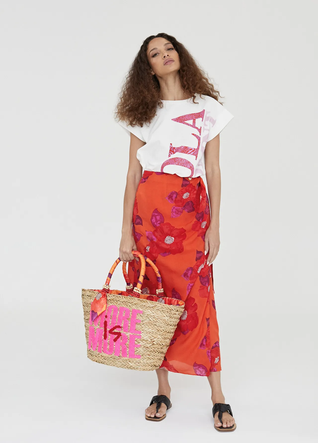 falda_estampada_tipo_pareo_0-1.webp Lola Casademunt Accesorios | Vestidos Y Faldas<Falda estampada tipo pareo NARANJA-ROSA