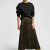 Lola Casademunt Animal Print | Vestidos Y Faldas<Falda estampado animal print NEGRO-VERDE