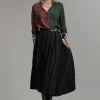 Lola Casademunt Vestidos Y Faldas<Falda midi plisada NEGRO