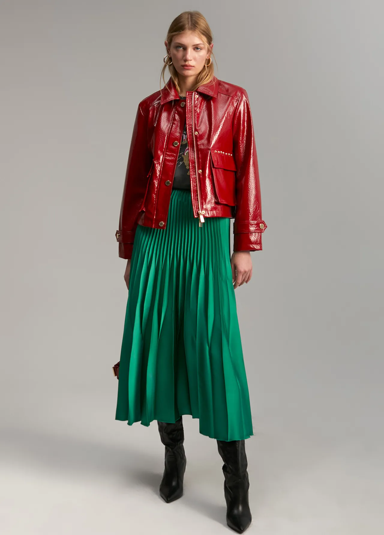 falda_plisada_4.webp Lola Casademunt Vestidos Y Faldas<Falda plisada AZULELECTRICO