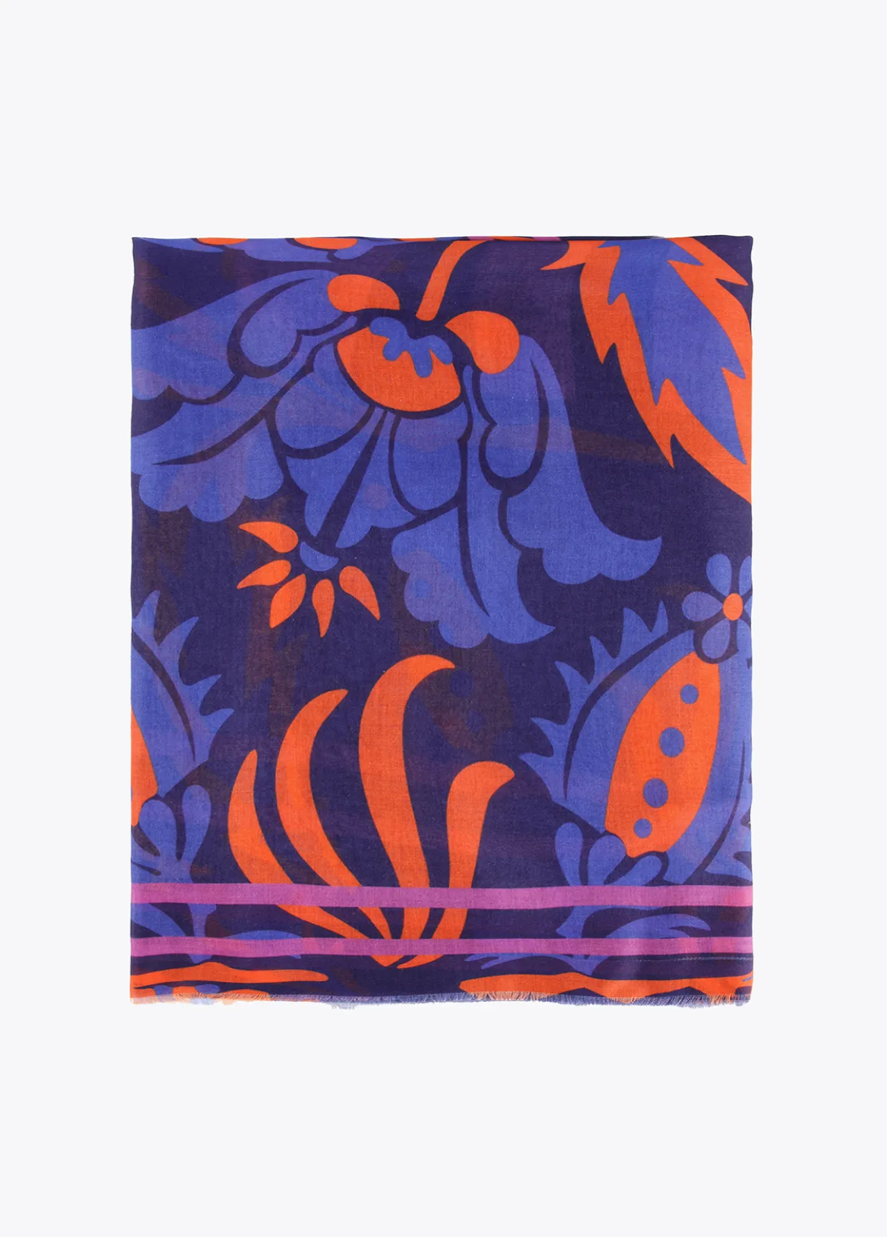 foulard_cara_leopardo_3.webp Lola Casademunt Accesorios<Foulard cara leopardo LILA-AZUL