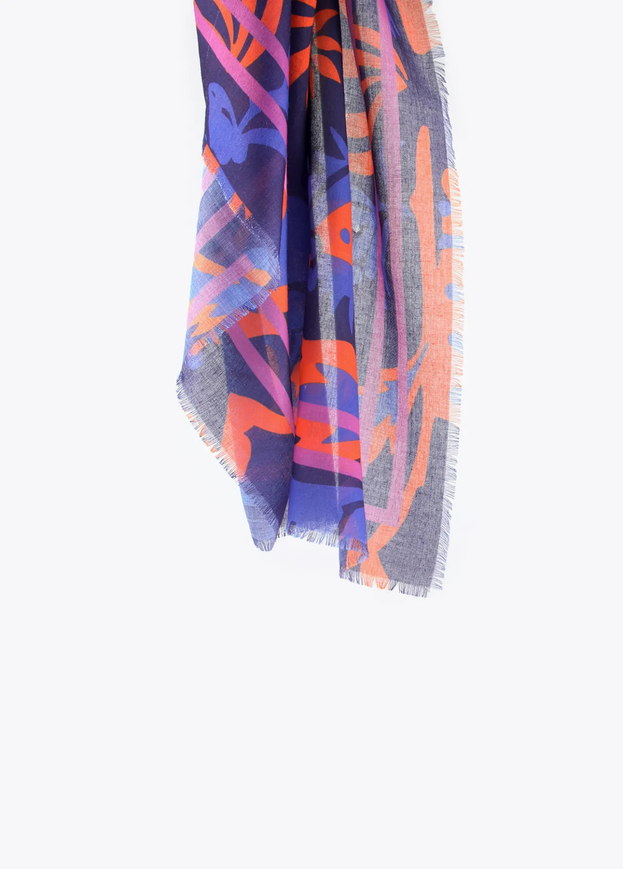 foulard_cara_leopardo_6.webp Lola Casademunt Accesorios<Foulard cara leopardo LILA-AZUL