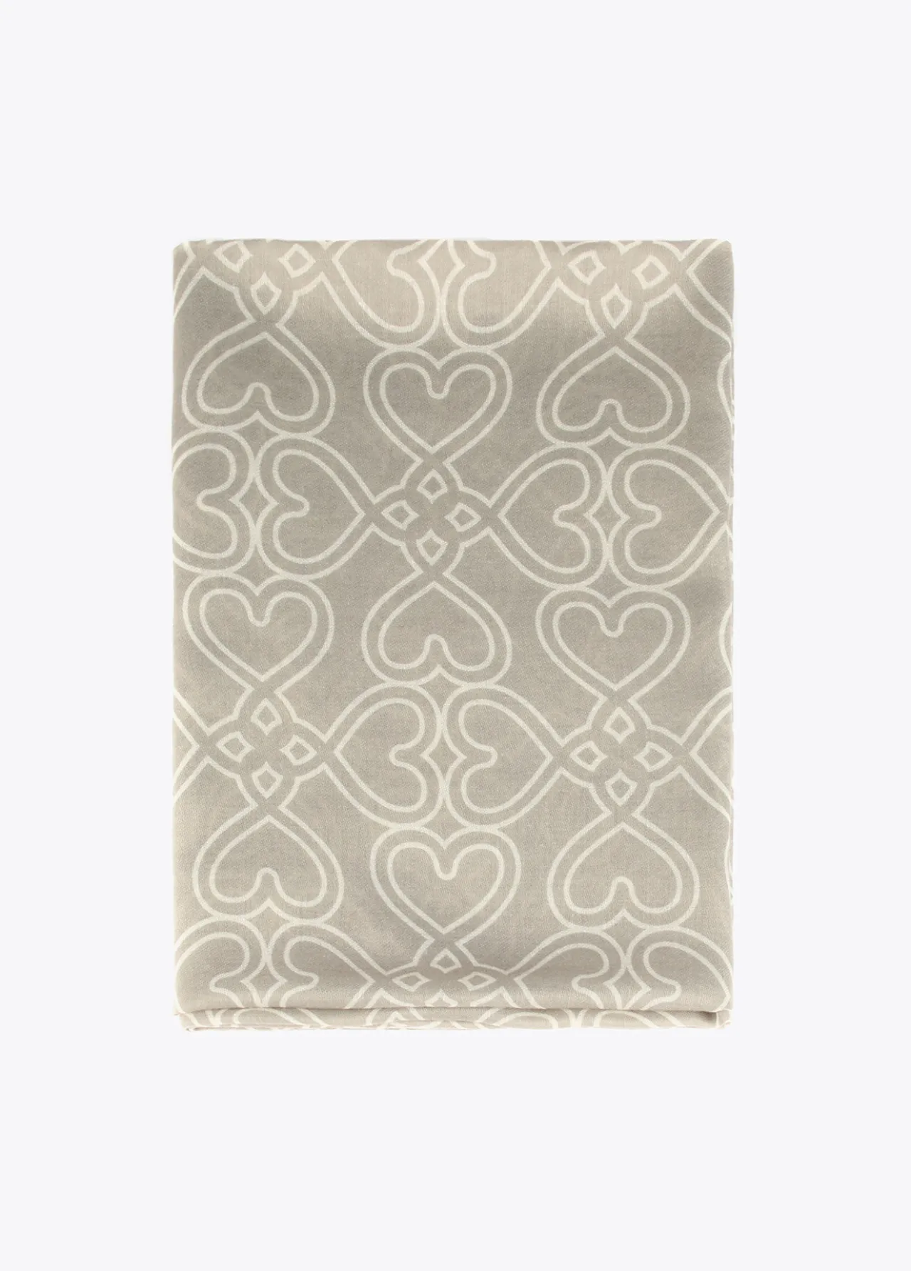 fular_crudo_corazones_infinitos_3.webp Lola Casademunt Animal Print | Bufandas Y Pañuelos<Fular crudo corazones infinitos NEGRO-CRUDO