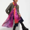 Lola Casademunt Bufandas Y Pañuelos<Fular fucsia y naranja ROJO-LILA