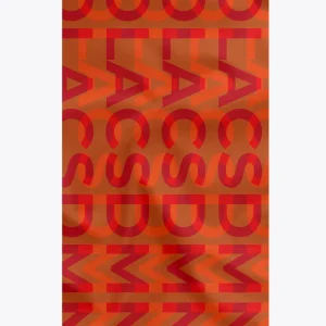 Lola Casademunt Bufandas Y Pañuelos<Fular logo naranja ROJO-MARRON