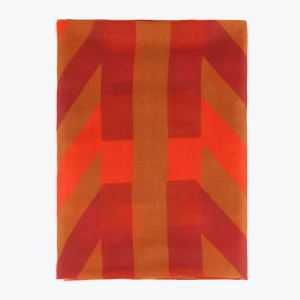 Lola Casademunt Bufandas Y Pañuelos<Fular logo naranja ROJO-MARRON