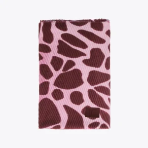Lola Casademunt Animal Print | Bufandas Y Pañuelos<Fular plisado animal print ROSA-LILA