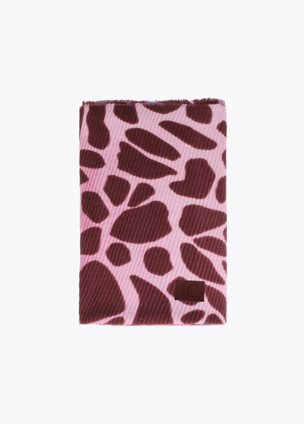 fular_plisado_animal_print_2-1.webp Lola Casademunt Animal Print | Bufandas Y Pañuelos<Fular plisado animal print ROSA-LILA