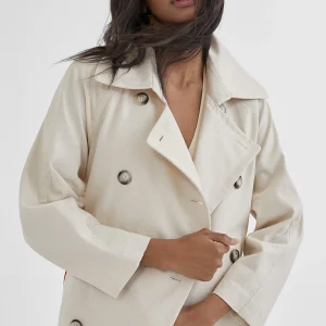 Lola Casademunt Chaquetas Y Gabardinas<Gabardina color CRUDO