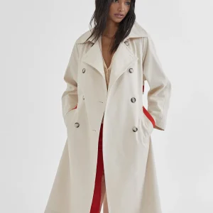 Lola Casademunt Chaquetas Y Gabardinas<Gabardina color CRUDO