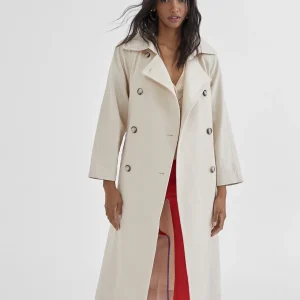Lola Casademunt Chaquetas Y Gabardinas<Gabardina color CRUDO