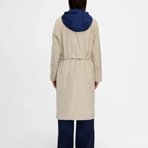 Lola Casademunt Chaquetas Y Gabardinas | Abrigos Y Cazadoras<Gabardina con capucha BEIG