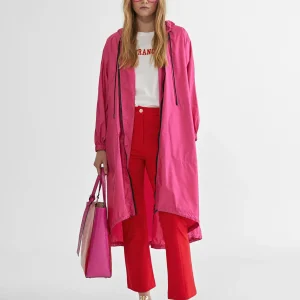 Lola Casademunt Chaquetas Y Gabardinas<Gabardina raincoat FUCSIA