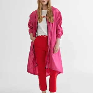 Lola Casademunt Chaquetas Y Gabardinas<Gabardina raincoat FUCSIA