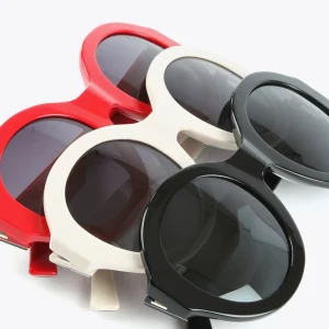 Lola Casademunt Otros Complementos | Gafas<Gafas de sol redondas NEGRO