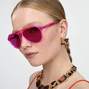 Lola Casademunt Otros Complementos | Gafas<Gafas de sol tipo aviador NEGRO