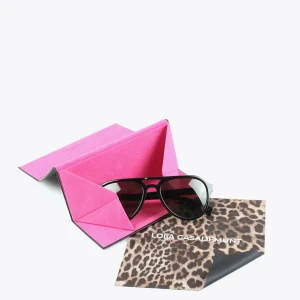Lola Casademunt Otros Complementos | Gafas<Gafas de sol tipo aviador NEGRO